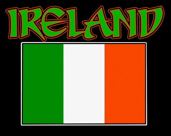 Ireland and flag