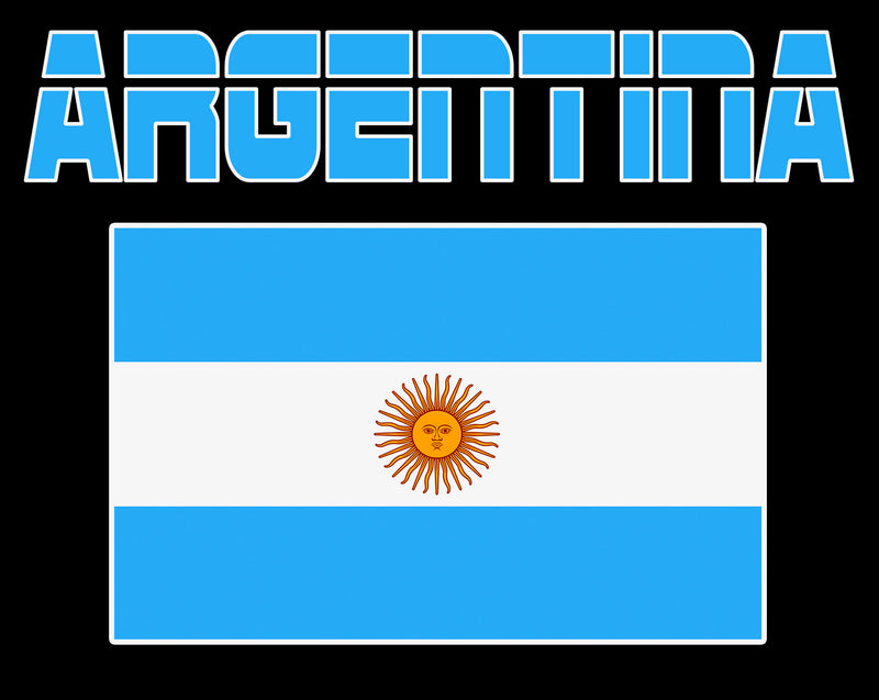 International flag and emblem back print