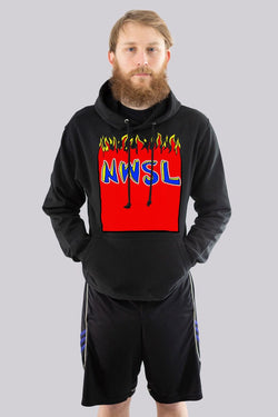 Mens NWSL flames pullover